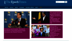 What Epochtimes-romania.com website looked like in 2020 (3 years ago)