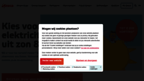 What Eneco.be website looked like in 2020 (3 years ago)