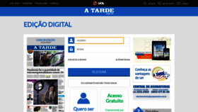 What Edicaodigital.atarde.com.br website looked like in 2020 (3 years ago)