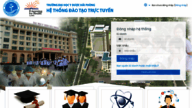 What Elearning.hpmu.edu.vn website looked like in 2020 (3 years ago)