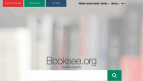 What En.booksee.org website looked like in 2020 (3 years ago)