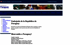 What Embajadadeparaguay.org website looked like in 2020 (3 years ago)