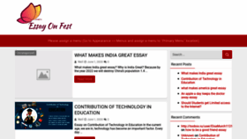 What Essayonfest.online website looked like in 2020 (3 years ago)