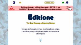 What Editione.com website looked like in 2020 (5 years ago)