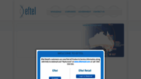 What Eftel.com website looked like in 2020 (3 years ago)