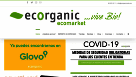 What Ecorganicweb.com website looked like in 2020 (3 years ago)