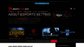 What Esportsbettingelite.com website looked like in 2020 (3 years ago)