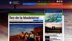 What Escaleilesdelamadeleine.ca website looked like in 2020 (4 years ago)