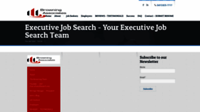 What Executivejobsearch.net website looked like in 2020 (3 years ago)