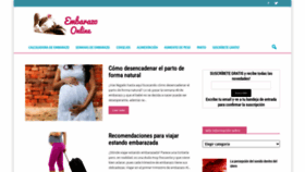What Embarazo-online.com website looked like in 2020 (3 years ago)