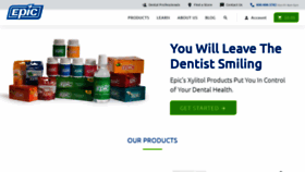 What Epicdental.com website looked like in 2020 (3 years ago)