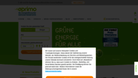 What Eprimo.de website looked like in 2020 (3 years ago)