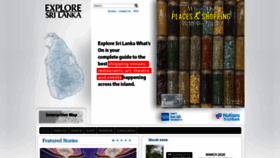 What Exploresrilanka.lk website looked like in 2020 (5 years ago)