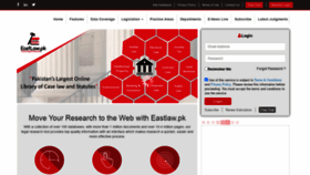 What Eastlaw.pk website looked like in 2020 (3 years ago)
