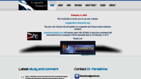 What Ecigarette-research.com website looked like in 2020 (3 years ago)