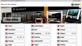 What E-guide.renault.com website looked like in 2020 (3 years ago)