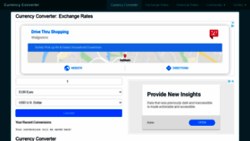 What Exchangerates247.com website looked like in 2020 (3 years ago)
