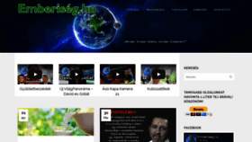 What Emberiseg.hu website looked like in 2020 (3 years ago)