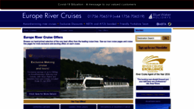 What Europerivercruises.co.uk website looked like in 2020 (3 years ago)