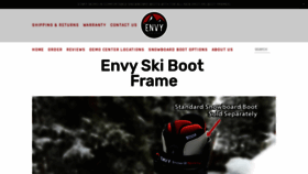 What Envysnowsports.com website looked like in 2020 (3 years ago)