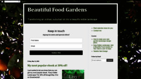 What Edible-landscape-design.com website looked like in 2020 (3 years ago)