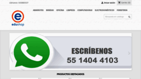 What Edushop.mx website looked like in 2020 (5 years ago)