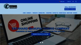 What Eberhard.com website looked like in 2020 (3 years ago)