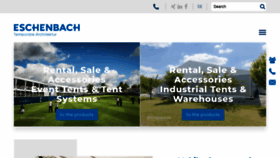 What Eschenbach-group.com website looked like in 2020 (3 years ago)