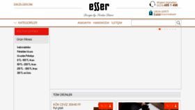 What Esser.com.tr website looked like in 2020 (3 years ago)
