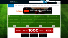 What Emecze.pl website looked like in 2020 (5 years ago)