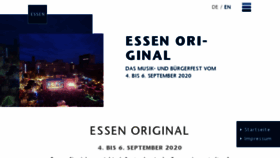 What Essen-original.de website looked like in 2020 (3 years ago)