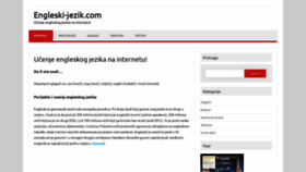 What Engleski-jezik.com website looked like in 2020 (3 years ago)