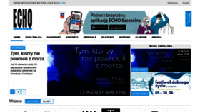 What Echo.szczecin.pl website looked like in 2020 (3 years ago)