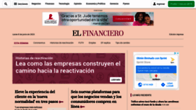 What Elfinancierocr.com website looked like in 2020 (3 years ago)