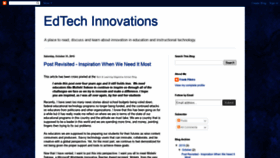 What Edtechinnovations.com website looked like in 2020 (3 years ago)