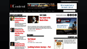 What Econtentmag.com website looked like in 2020 (3 years ago)