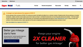 What Exxon.com website looked like in 2020 (3 years ago)