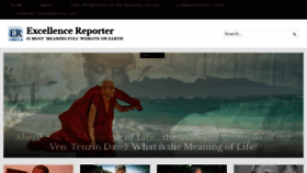 What Excellencereporter.com website looked like in 2020 (3 years ago)
