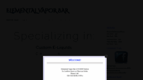 What E-vaporbar.com website looked like in 2020 (3 years ago)