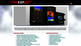 What Expaircraft.com website looked like in 2020 (3 years ago)