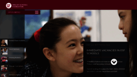 What Esf.edu.hk website looked like in 2020 (3 years ago)