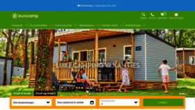 What Eurocamp.nl website looked like in 2020 (3 years ago)