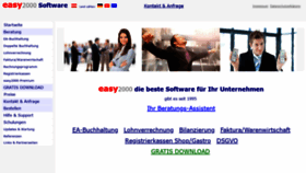 What Easy2000.net website looked like in 2020 (3 years ago)