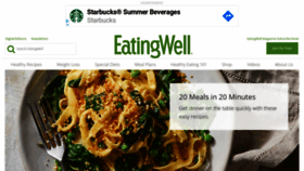What Eatingwell.com website looked like in 2020 (3 years ago)