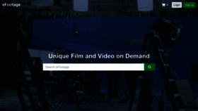 What Efootage.com website looked like in 2020 (3 years ago)