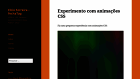 What Elcio.com.br website looked like in 2020 (3 years ago)