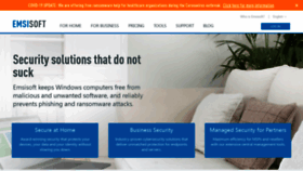 What Emsisoft.nl website looked like in 2020 (3 years ago)