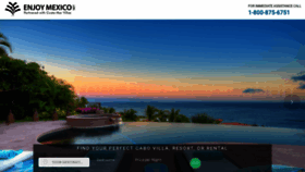 What Enjoymexico.net website looked like in 2020 (3 years ago)