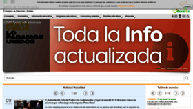 What Educarex.es website looked like in 2020 (3 years ago)