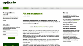 What Esperanto.se website looked like in 2020 (3 years ago)
